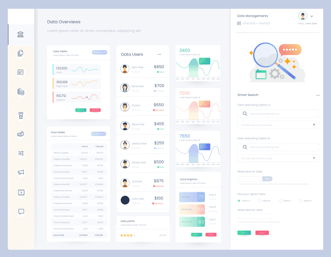 管理画面・ダッシュボードの構築